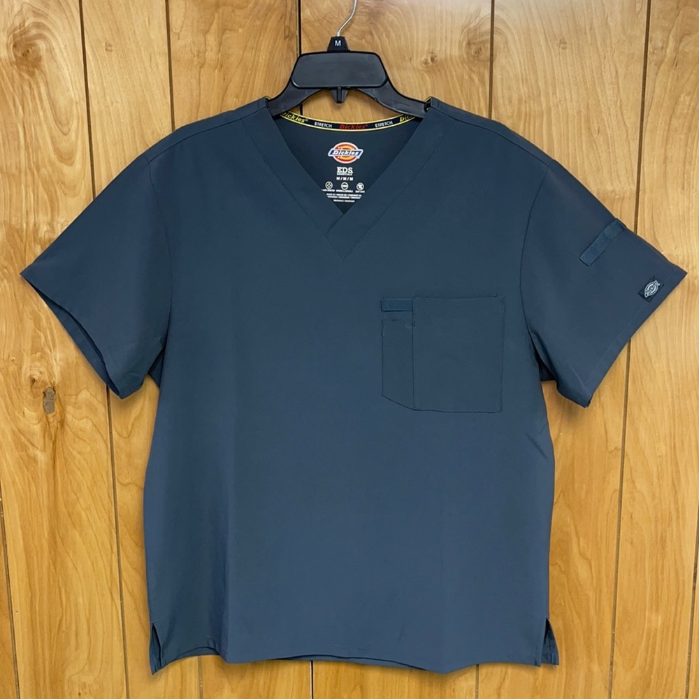 Dickies EDS Essentials Pewter Scrub Top
